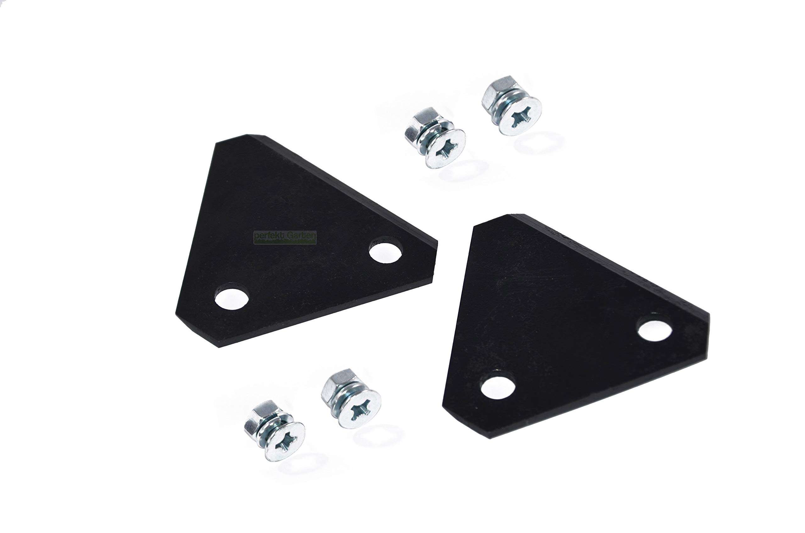 2 X 7,5 cm Rasenmäher Klingen Messer für Gardena Hattrick HE 32 36